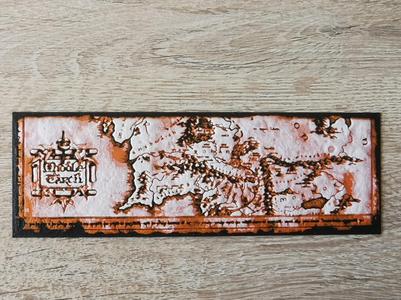 Lord of the Rings Map Bookmark