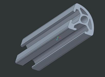european standard 2020R Aluminium Profile 欧标2020R铝型材