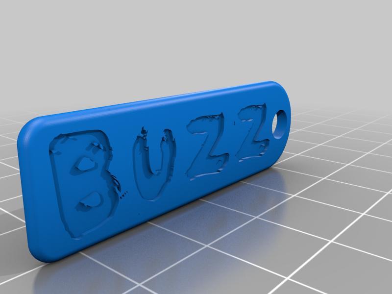 BUZZ logo keychains