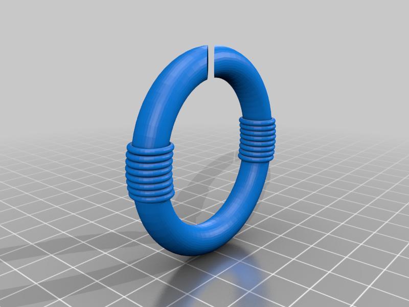 Slave Leia Split Ring & (somewhat) repaired Rear Shield