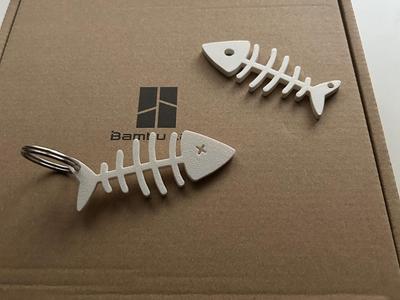 Fish Skeleton Pendant 