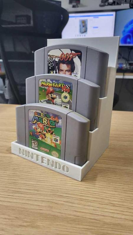 Nintendo 64 4 Slot Game Cartridge Stand
