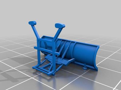 N Scale Snow Plow