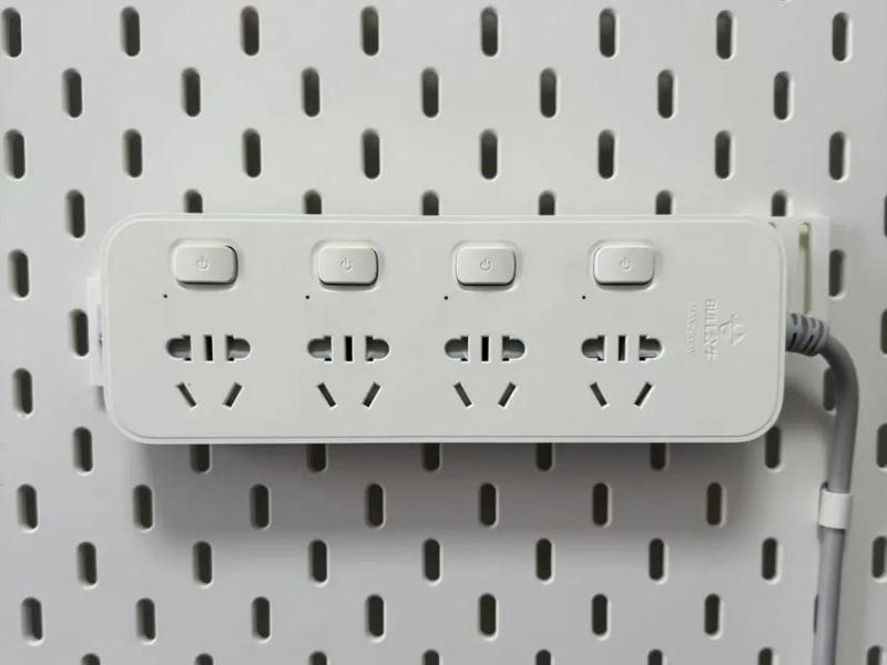 IKEA Pegboard Power Strip Mount
