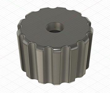 AC manifold gauge knob