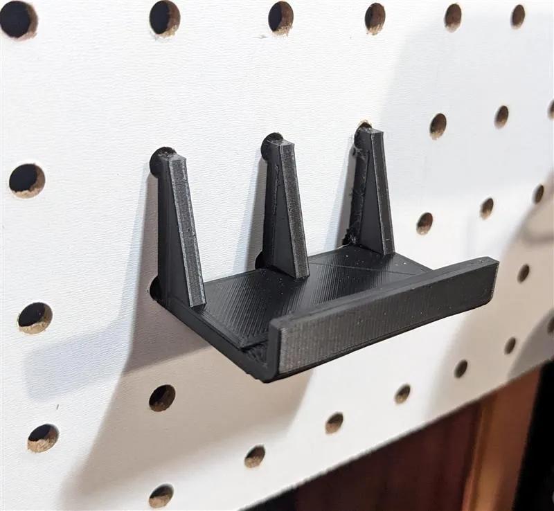 Pegboard phone holder v2   