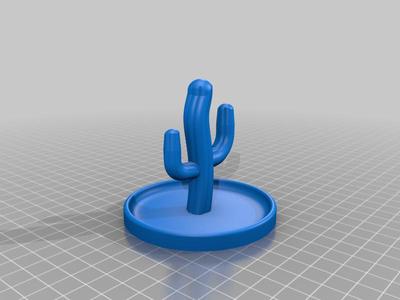 Cactus Ring Stand with Modified Base