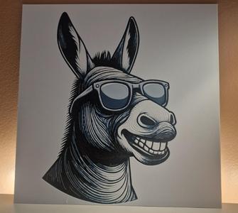 Smiling Donkey Hueforge