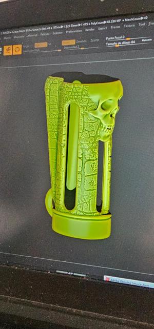 LIGHTER CASE SKULL LIZZARD - PROTECTION FOR CLIPPER - FUNDA MECHAERO CLIPPER CON ASA 