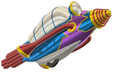 Buck Rogers Atlantian Car