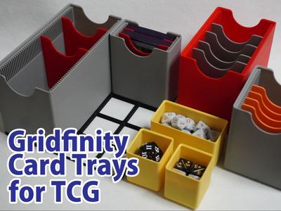 Gridfinity Card Trays for TCG Storage