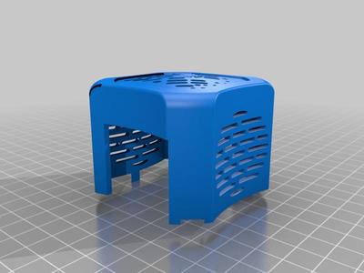 Ender 3 v2 Stock fan shroud + Part cooling duct