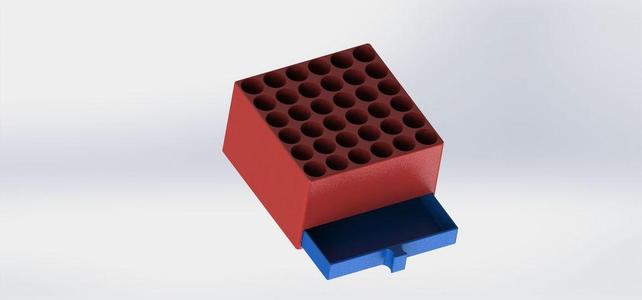 36x 18650 Storage Box with Drawer