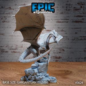 Glacier Dragon Ruins ‧ DnD Miniature ‧ Tabletop Miniatures ‧ Gaming Monster ‧ 3D Model ‧ RPG ‧ DnDminis ‧ STL FILE
