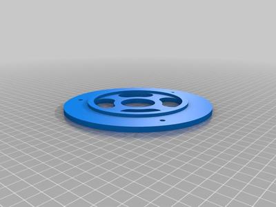 Black and Decker 7614 Router plate with 36mm bit hole