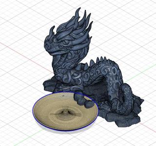 Dragon incense holder