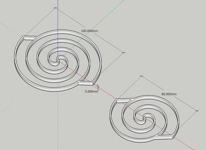 *Spiral Cookie Shapes