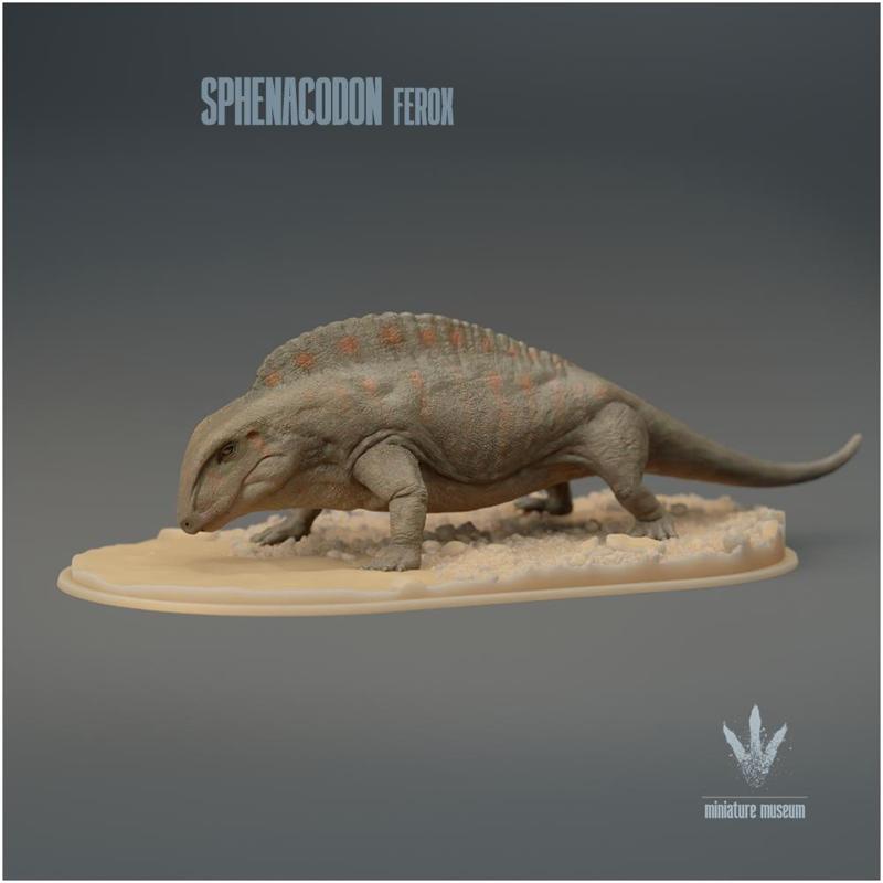 Sphenacodon ferox : Drinking