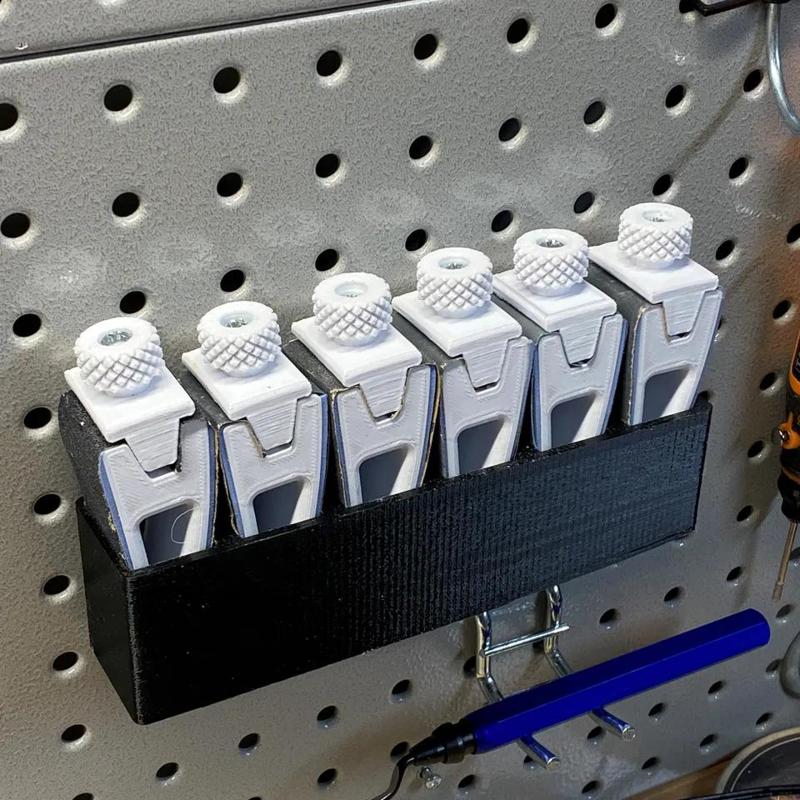 Pegboard Holder for Mini Sanding Wedges   