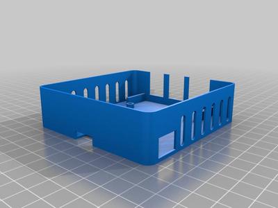 Raspberry Pi 3 Model B+ Case with 80mm fan (25mm deep case fan) with Standoffs