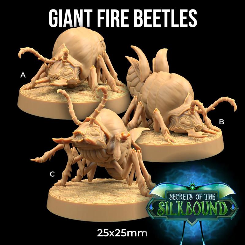 Giant Fire Beetles | PRESUPPORTED | Secrets of The Silkbound