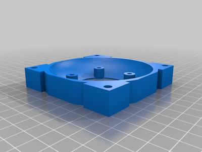 Creality Ender 5 Plus Adapter 40 to 80mm Fan Mount box