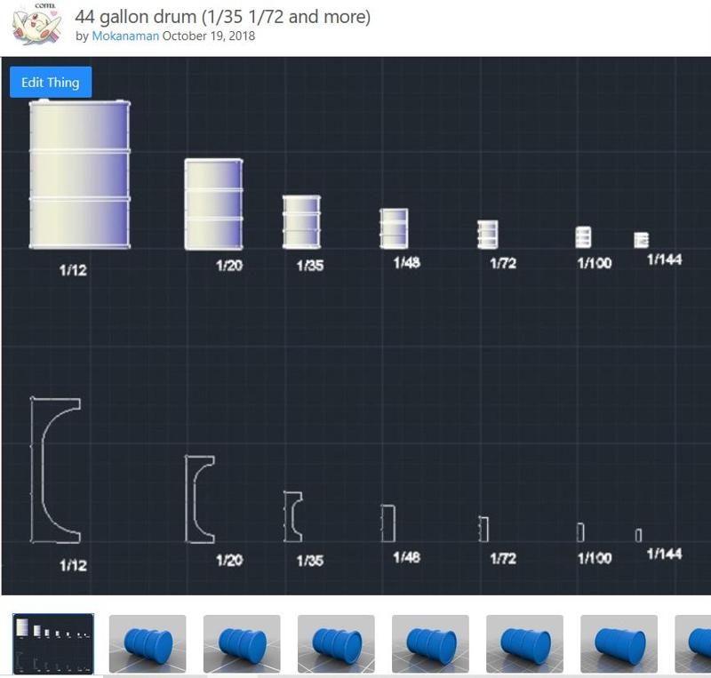 44 gallon drum (1/35 1/72 and more) (archive)