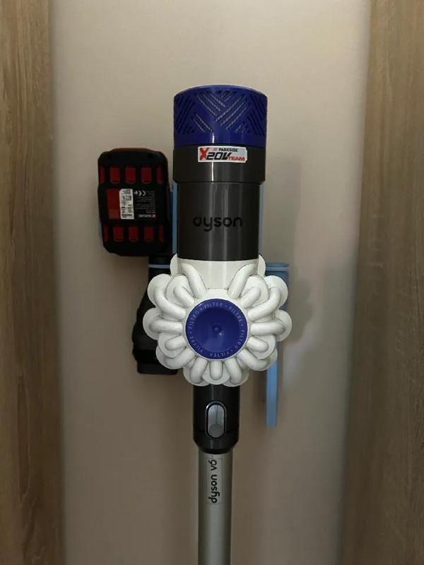 dyson v6 parkside wall mount adapter holder   