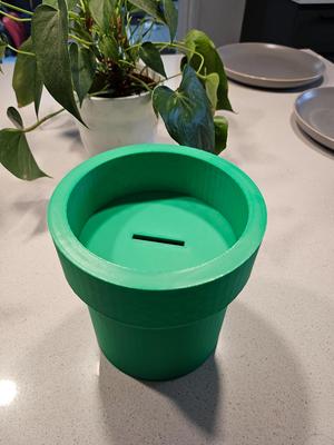 Super Mario Green pipe piggy bank