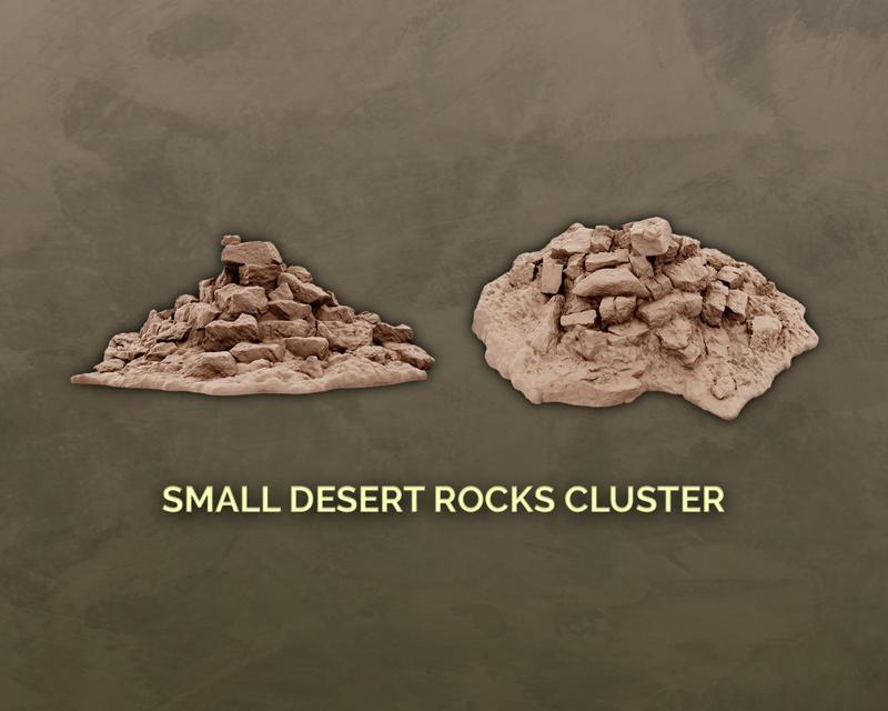 Small Desert Rocks Cluster