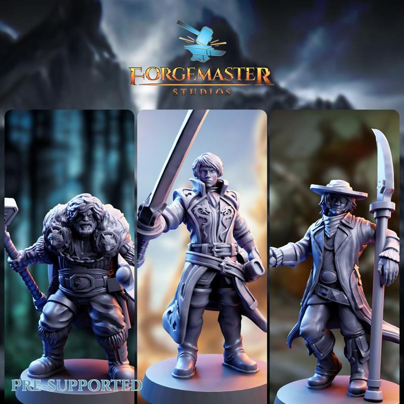 Elite Human Heroes - Timeless Champions Bundle 01 Swordsman | Battlesmith | Lancer