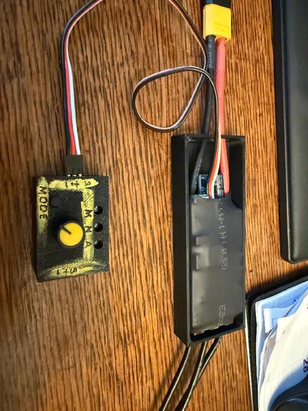 RC servo tester box   