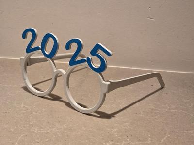 2025 New Year Glasses   