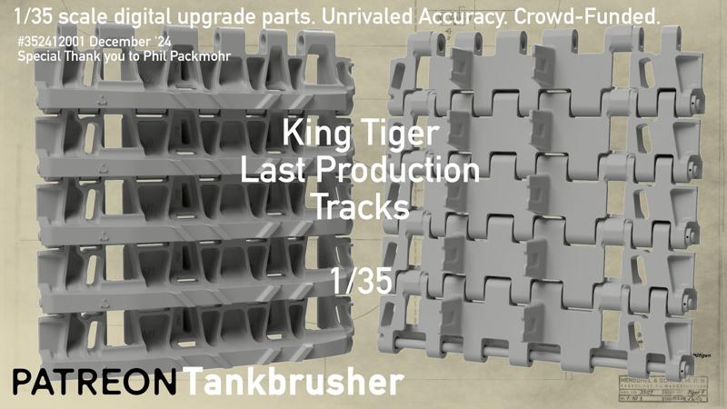 1/35 King Tiger last production tracks #352412001