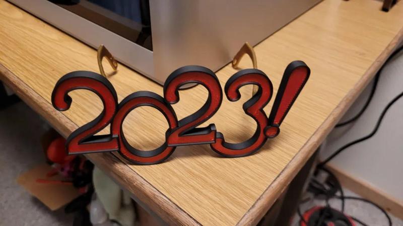 2023 New Year Eve Glasses   