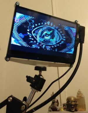 7" LCD Holder for Mike Stand