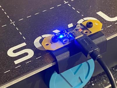Fysetc Portable Input Shaper ADXL345 USB C Accelerometer Mount Bed Y Axis CAPTIVE Mount Clamp! No bed damage!! SV06 Plus   