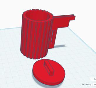 Trash Can Coin Holder   