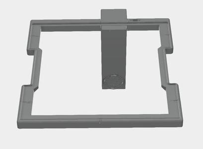 Qidi Plus4 riser with recirculating vent for double wall back plate   