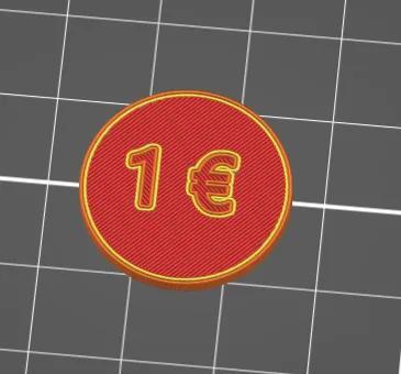 1 EURO coin   