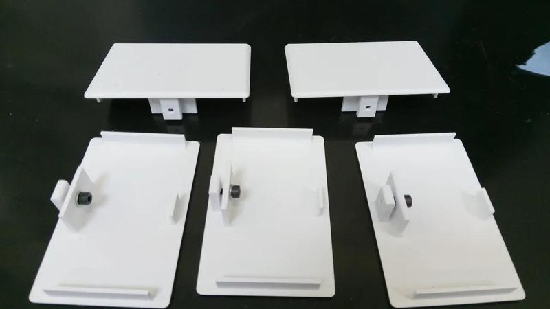 Tehalit / Hager Endkappe / Endcap 100x70 f. Brüstungskanal   