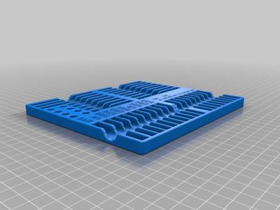 Driver bit tray