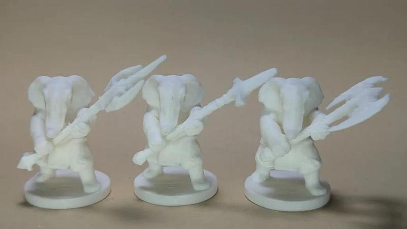 Loxodon, Elephantfolk Barbarian (32mm) (DND / TTRPG)   