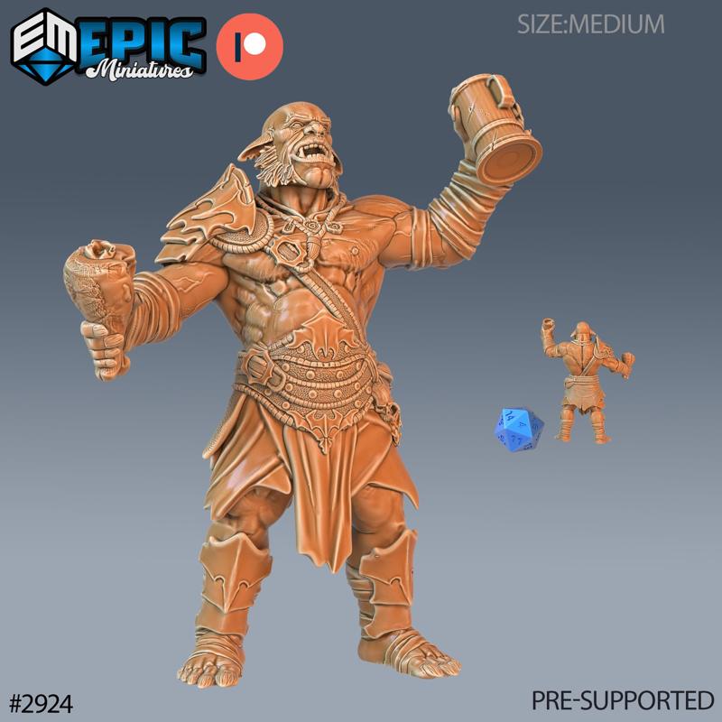 Hob Goblins Drunk / Male Goblinoid / Evil Ogre / Cave Beast / Forest Guard / Siege Servant