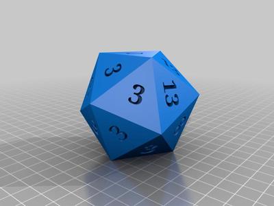 Story Point Die (d20)