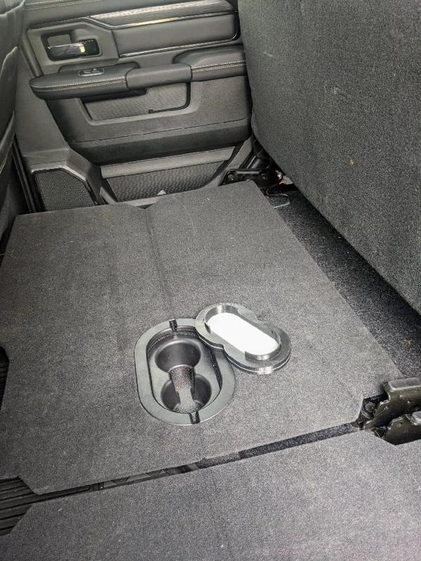 Ram Truck 2nd row Cargo Load Floor Plug / Cupholder Cover   