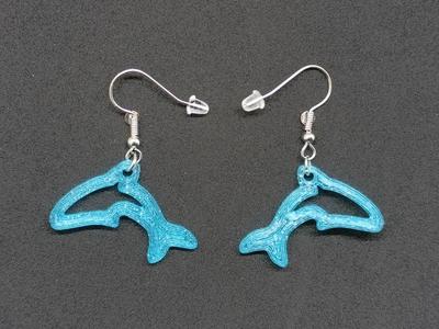 Dolphin earrings/keychain