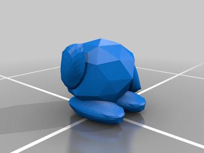 low poly kirby remix