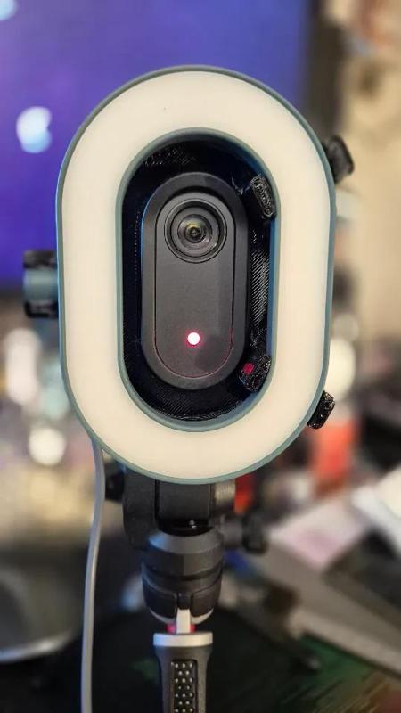 IKEA  STÄNKREGN Ringlight Logitech Mevo Hack   