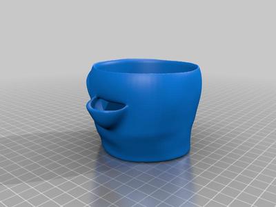 Face plant pot